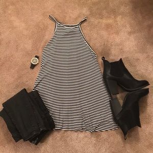 High neck tank top